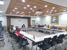 송해면, 동절기 대비 제설단 간담회 개최
