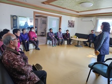 신임 양사면장, 경로당 순회방문 