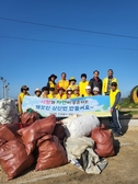 삼산면 자원봉사상담가회,  깨끗한 민머루 해수욕장 만들기 앞장 