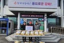 내가면, 외포1리 주종군씨 쌀 나눔 활동