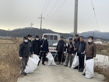 송해면 이장단, 다송천 일원 환경정비 활동
