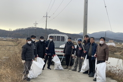 송해면 이장단, 다송천 일원 환경정비 활동