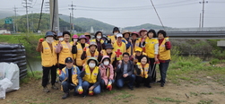 내가면 적십자부녀봉사회, 내가천 환경 정화 실시
