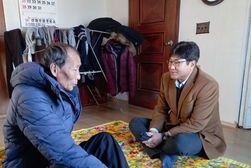 선원면, 새해맞이 관내 취약계층 위문품 전달