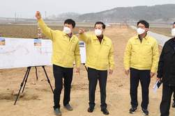 사업현장, 발로 뛰는 유천호 강화군수