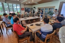 양사면, 집중호우 대비  수리계 및 해병제52대대와 간담회 개최 