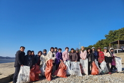 서도면 주문1리 부녀회, 깨끗한 주문도 해변 만들기에 앞장서