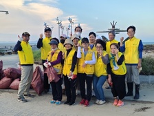 삼산면 자원봉사상담가회,  민머루해변 환경정화 활동 실시