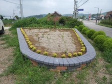 화도면, 쓰레기 무단투기 지역에 화단 조성