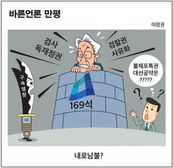 [바른언론 만평] 내로남불?