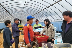 교동면, 못자리 현장 방문 격려