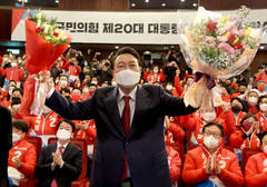 윤석열, 4시 38분께 당선 확정… 역대 최소표 차
