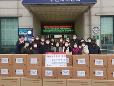 교동면 지역사회보장협의체, 설맞이 현물기탁