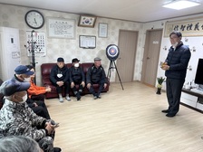 신임 하점면장, 경로당 순회방문