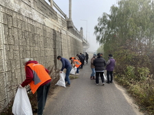 길상면 사회보장협의체, 초지대교 환경정화 활동 전개