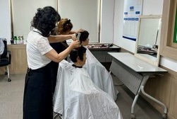 송해면 주민자치위원회, 어르신 이·미용 봉사 활동 실시