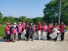 양도면 생활개선회, 나들길 4코스 환경정화