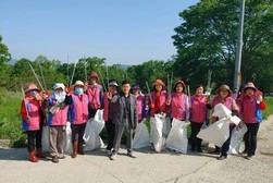 양도면 생활개선회, 나들길 4코스 환경정화