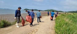 교동면 체육진흥후원회, 해안가 주변 정화활동
