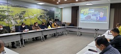 송해면,“눈 와도 걱정 없어요!”설해대책 회의 개최