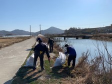 양도면 유관단체, 대대적 환경정화 실시