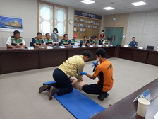 하점면, 실전 같은 민방위 훈련