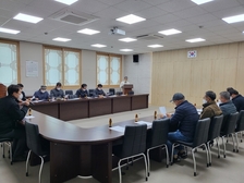 하점면, 안전한 제설작업 봉사단 간담회 개최
