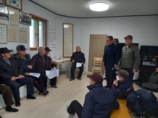 신임 하점면장, 경로당 방문으로 첫 면정 업무 시장