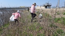 선원면 한국여성농업인회, 화도돈대 환경개선에 앞장서