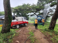 강화군산림조합, “조합원(산주,임업인) 돌발병해충 방제 긴급지원”