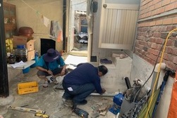 송해면 지역사회보장협의체 “독거 어르신 위해 난간 설치해요”
