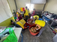 삼산면 자원봉사상담가와 함께하는 밑반찬 나눔 행사