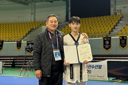 강화도 태권브이 배준서, 7년 연속 국가대표 발탁