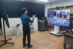 강화군-강화경찰서, 양방향 화상 서비스 활용 경로당 범죄 예방 교육 진행