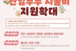 강화군, 난임부부 시술비 지원 확대