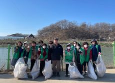 길상면 새마을부녀회, 깨끗한 하천변 만들기 구슬땀