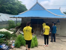 송해면 - 대월초 총동문회 나눔봉사단 , 방충망·LED등 교체 봉사로 지역사회 복지 up!  