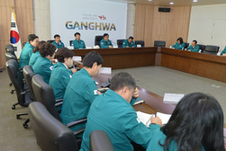 박용철 강화군수, 비상계엄관련 긴급 간부회의 개최