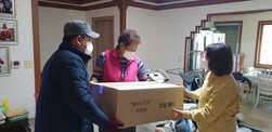 화도면 8개 단체 사랑의 온열매트 80개 기탁