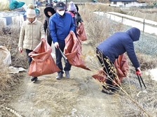 교동면 지역사회보장협의체, 나들길 청소 실시