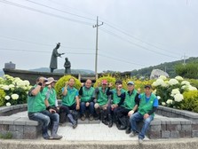 양사면 새마을 남녀지도자회,  서해랑길103코스 환경정비 나서  