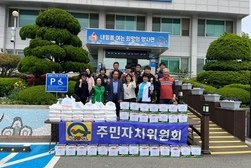  양사면 주민자치위원회,  소외계층에 따뜻한 찐빵과 건강음료 전달 