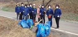 내가면 새마을부녀회, 고려산 나들길 환경정화 실시