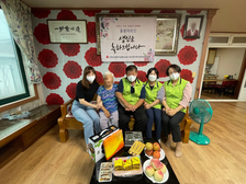 양도면 지역사회보장협의체, 홀몸어르신 생신 축하드리기