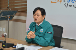박용철 강화군수, 대설주의보 피해 없도록 총력 대응 당부
