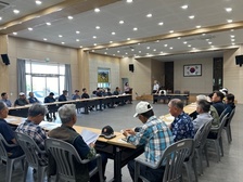교동면 노인회, 7월 월례회의 개최