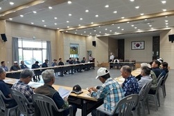 교동면 노인회, 7월 월례회의 개최