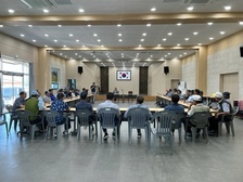 교동면 노인회, 9월 월례회의 개최