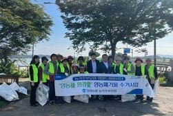 선원면 농가주부모임, 관내 해안도로 환경정화