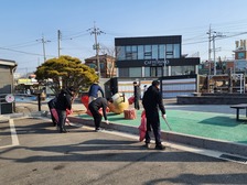 교동면 체육진흥후원회, 릴레이 대청소 실시